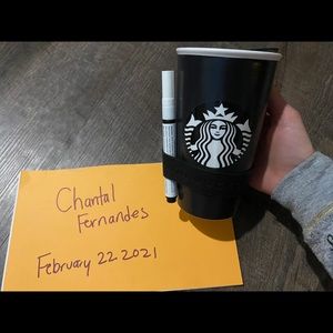 Starbucks ceramic write on cup